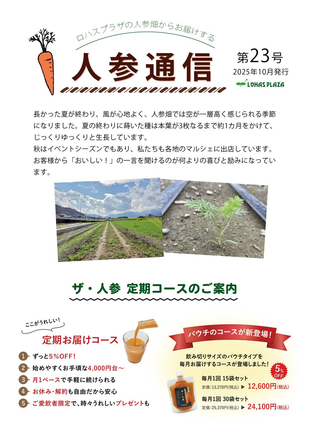 人参通信23号