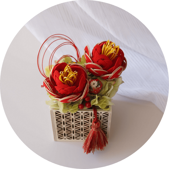 プリザーブドフラワー・水引