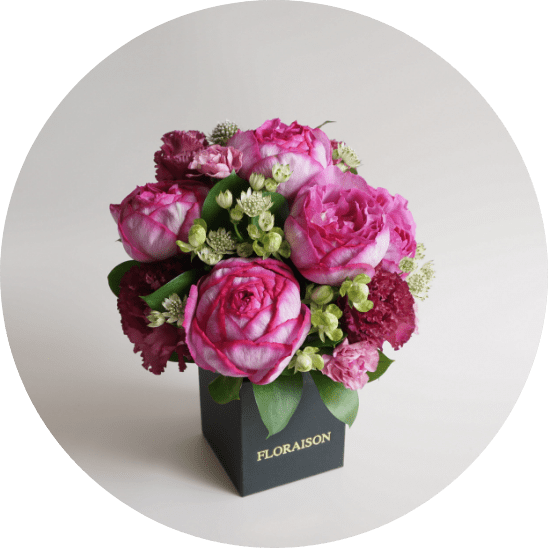 関西化工のフラワーショップの香りの花束・アレンジメント